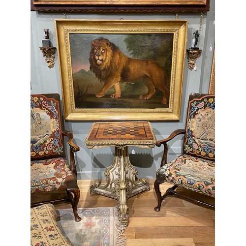 403 - Martin Ferdinand Quadal (Austrian, 1736-1811)A LionOil on canvasDimensions:(Frame) 39 in (H) x 49 in... 