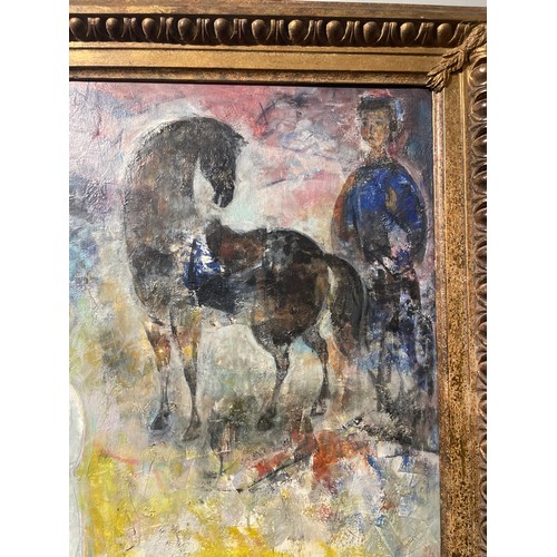 458 - Vu Cao Dam (Vietnamese, 1908-2000)Composition1960Oil on canvasSigned and dated lower right, 'Vu Cao ... 