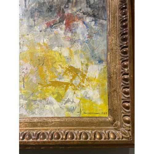 458 - Vu Cao Dam (Vietnamese, 1908-2000)Composition1960Oil on canvasSigned and dated lower right, 'Vu Cao ... 