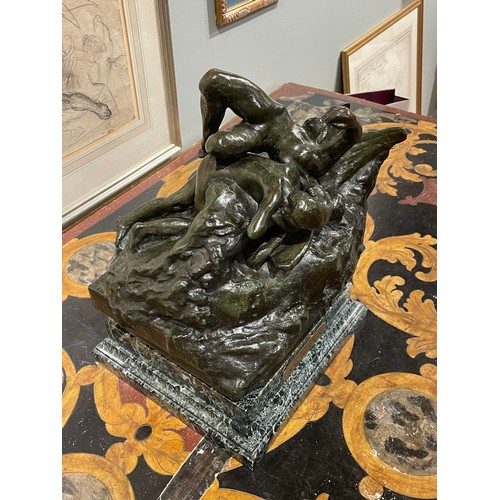 Auguste Rodin (French, 1840-1917)Fallen Angels, SketchCirca
