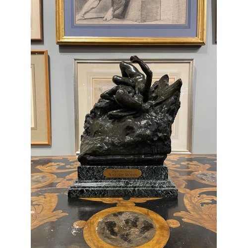 Auguste Rodin (French, 1840-1917)Fallen Angels, SketchCirca