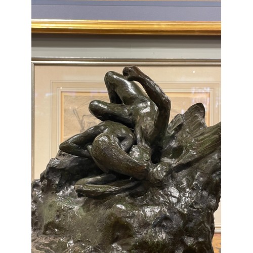 Auguste Rodin (French, 1840-1917)Fallen Angels, SketchCirca