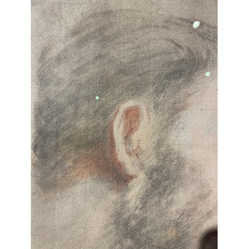 316 - Attributed to Federico Barocci (Italian, c. 1535-1612)Head study of ChristCharcoal and red chalk on ... 