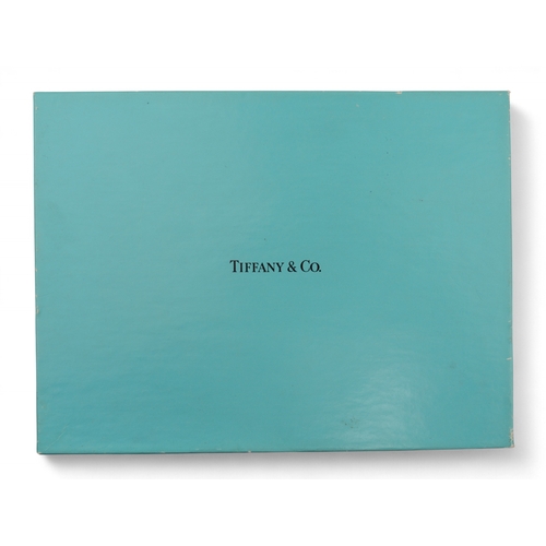 42 - Tiffany & CoA black onyx and 18k yellow gold button necklace, composed of forty-two circular dis... 