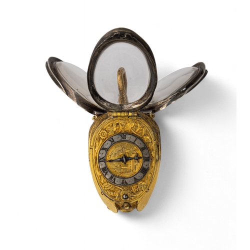 86 - Jean II Rousseau, Geneva, circa 1640An important one-handed pre-balanced verge watch in the form of ... 