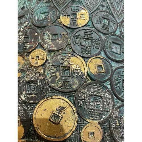 420 - Chinese, Qianlong mark and period (1735-1796)An important Imperial bronze and gilt vaseOf baluster f... 