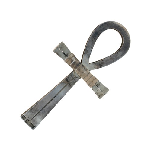 163 - An unusual ankh silver pendant commemorating the opening of the Aswan Low Dam, 1902, by Lambert &amp... 
