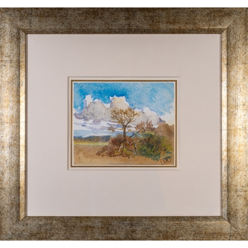 296 - Ludovic Rodo-Pissarro (French, 1878-1952) LandscapeWatercolour on paperIndistinctly inscribed lower ... 