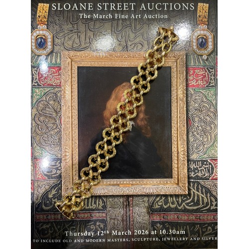 97 - An 18k gold figure-of-eight-link bracelet, circa 1950sTotal length: Approx. 21.5 cm.Total weight: Ap... 