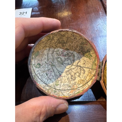 176 - George Adams, A Terrestrial Globe G. Adams, No 60 Fleet Street LondonIn chagrin case&nbsp;Dimensions... 