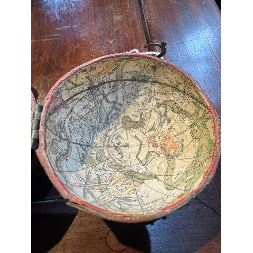 176 - George Adams, A Terrestrial Globe G. Adams, No 60 Fleet Street LondonIn chagrin case&nbsp;Dimensions... 