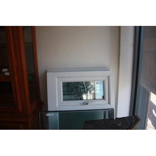 96 - Two UPVC Window Frames
