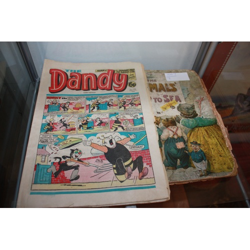 117 - Comics: A Beano 1979 and a Dandee 1968, Plus a Child's Reading Book from the Late 19th/Early 20th Ce... 