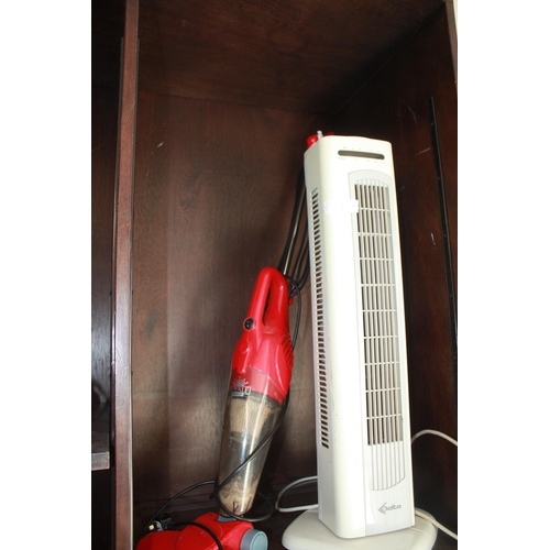 165 - Delta Upright Heater and a Small Upright Vacuum Cleaner