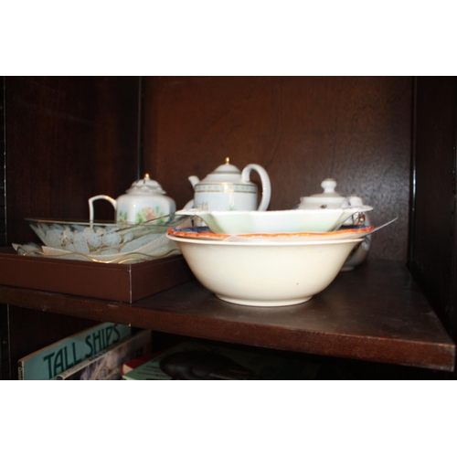 173 - Quantity of Plates, Bowls, Teapots, inlcuding Two Items of Chanceware
