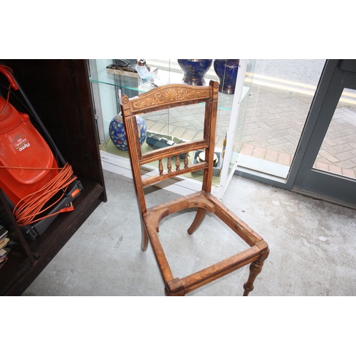 156 - Cane Chair (for Re-Upholstery)