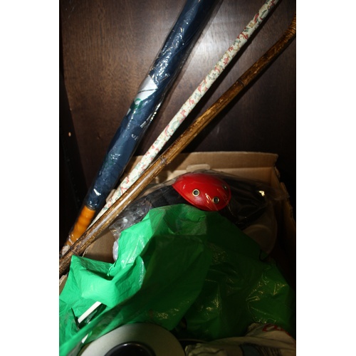 128 - Box of Light Fittings Sockets, etc