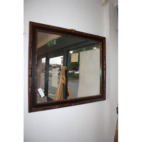 19 - Bamboo Framed Mirror