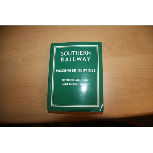 3 - Southern Railway Passenger Services Timetable. October 6th 1947.
Paperback: 1999 Reprint