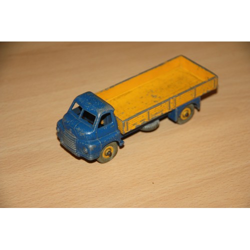 61 - One Dinky Toys DST 522 Big Bedford Truck in Blue and Yellow