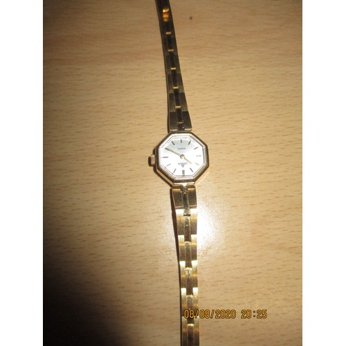 206 - Ladies Octagonal Lotus Quartz Wrist Watch