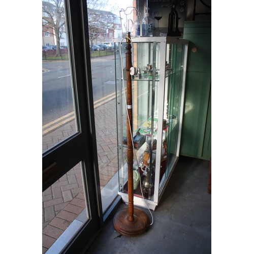 99 - Oak Standard Lamp with Shade