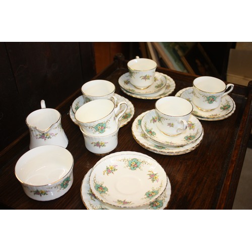 112 - Royal Stafford China Tea Set (Six-Piece)