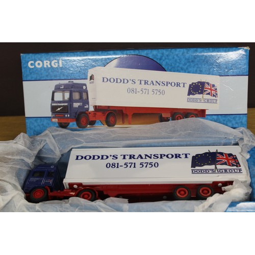 14 - One Boxed Corgi Dodd's Volvo Container Truck (MIB)