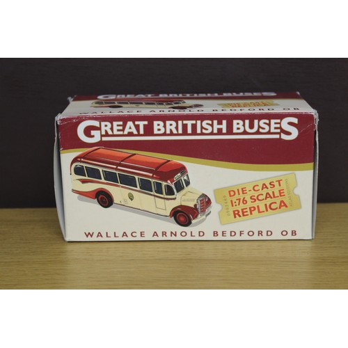 37 - One Boxed Great British Bus Series Bedford OB Single Deck Coach in Wallace Arnold Tours Livery (MIB)