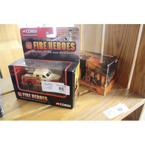 30 - Two Mint and Boxed Corgi Fire Heroes Service Vehicles