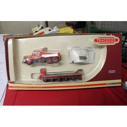 88 - Boxed Corgi Trackside Models Limited Edition Scammel trailer and Generator 1/76 Scale