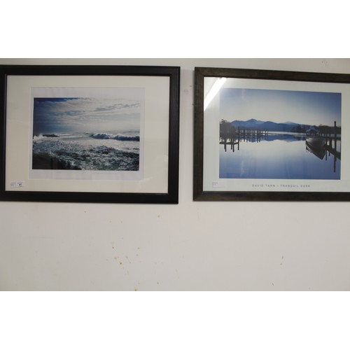 155 - 3 Photographic Prints Framed and Mounted under Glass: A 