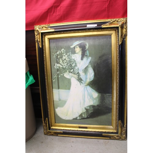 180 - Gilt Framed Stephen Shelby Print of Sir John Lavery's 