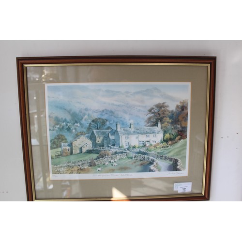 189 - Limited Edition (217/850) Print of Low Lonshire Farm signed by Judy Boyes