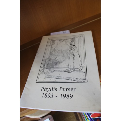 95 - Signed Phyllis Purser Book of Illustrated Etchings