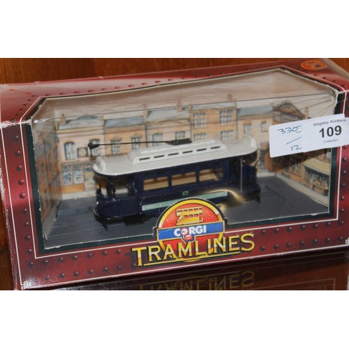 109 - One Boxed Corgi Tramlines Series- Sheffield  Corporation Single Deck Tram