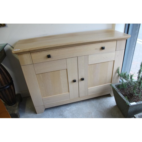 174 - Lightwood Sideboard having 1 Wide Drawer over 2 Cupboards - 50