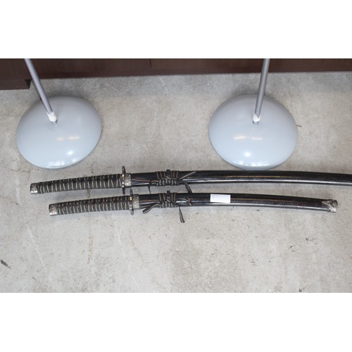 238 - Two Samurai Swords in Sheaths