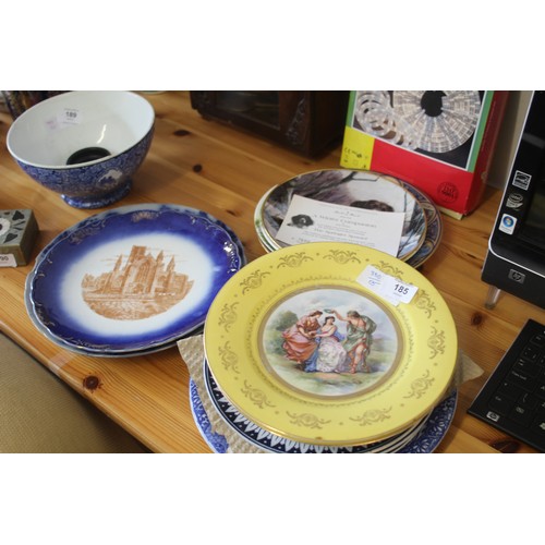 210 - Assorted Commerorative and other plates including Caldonware, Spode, etc