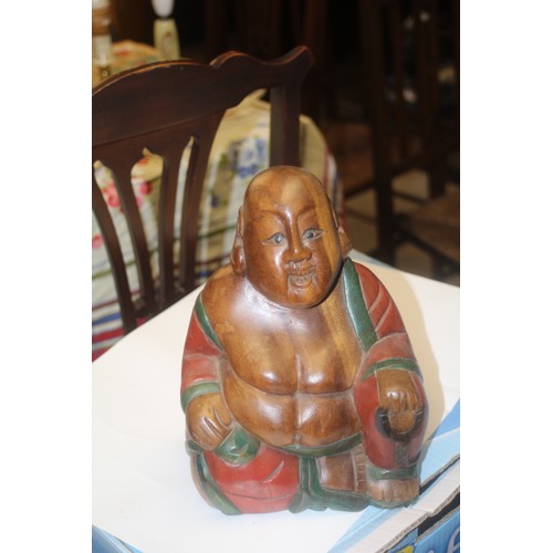 232 - Wooden Buddha - approx. 10