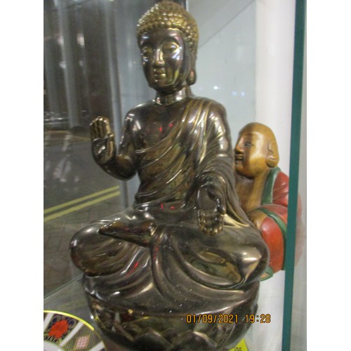 233 - Ceramic Seated Buddha - approx. 15