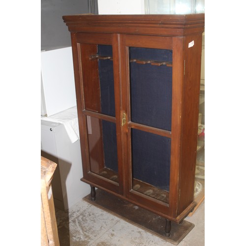 28 - One Glazed Gun Cabinet (93cm W x 29cm D x 147cm H)