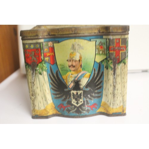 209 - Keen's Mustard Tin circa 1901 Illustrated with pictures and emblems of King Edward VII, Tsar Nichola... 