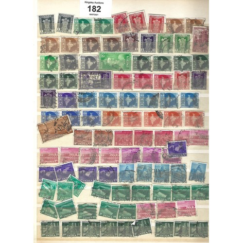 5 - Two A4 Stocks Sheets (24 Rows)of Indian and US Stamps