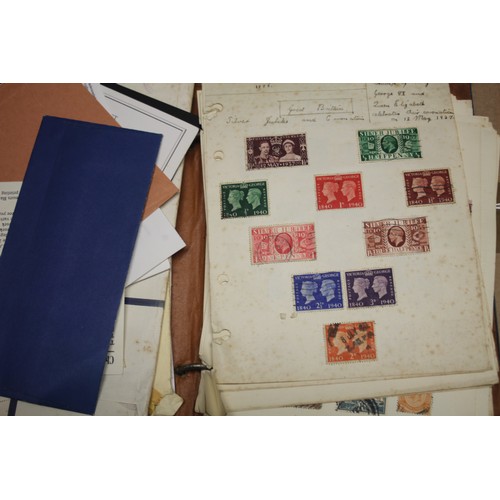 3 - Boy's Stamp Album of GB Stamps (mainly pre WWII) and assorted Covers including Persian, GB Pre-decim... 