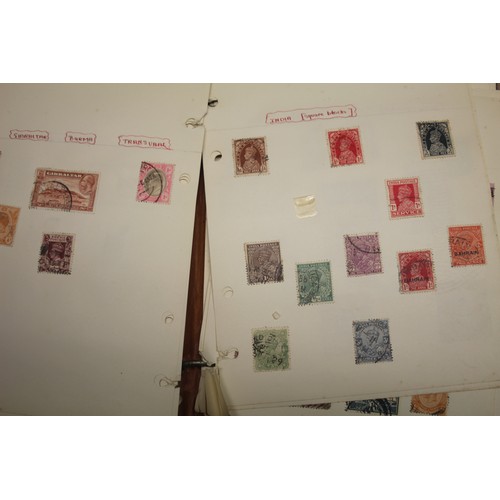 3 - Boy's Stamp Album of GB Stamps (mainly pre WWII) and assorted Covers including Persian, GB Pre-decim... 