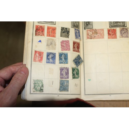 7 - One Improved Postage Stamp Album -Boy's Inter-ware collection, an Olympic Postage Stamp Boy's Collec... 