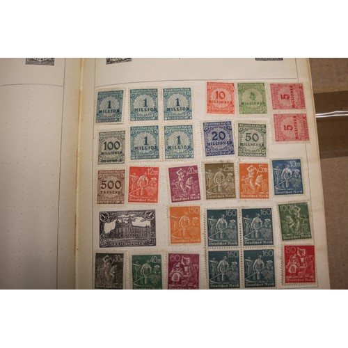 7 - One Improved Postage Stamp Album -Boy's Inter-ware collection, an Olympic Postage Stamp Boy's Collec... 