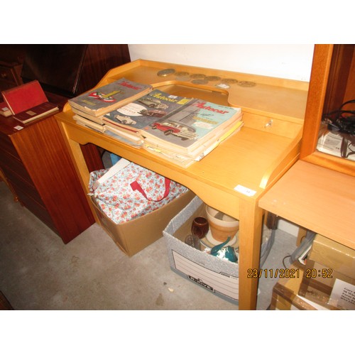 26 - IKEA Light-Wood Writing Desk