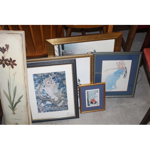 81 - Assorted Framed and Mounted Prints including 